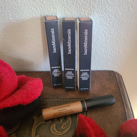 bareMinerals Other - NEW LOT OF 3 bareMinerals Original Liquid Mineral Concealer DARK 5C 2061 2oz.
